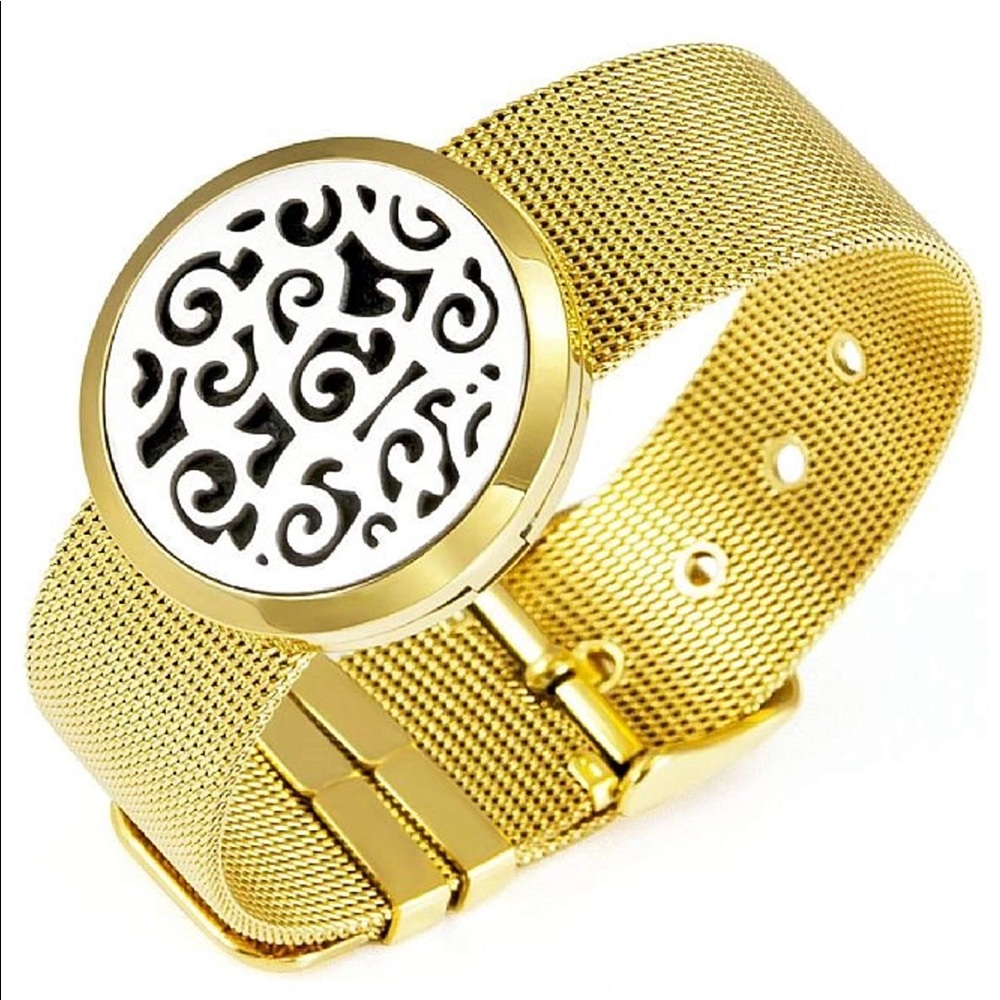 NRFB Essential Oil Diffuser Bracelet Vacuum Plated